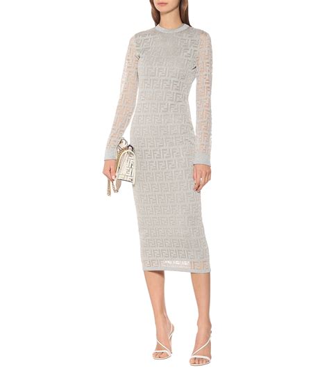 fendi mesh dress